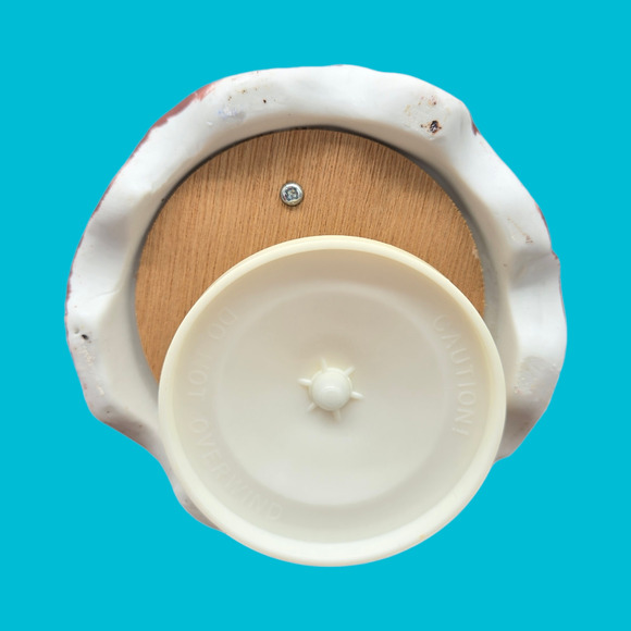 Hand-Painted Tearful Bisque Porcelain Angel with Harp Vintage Rotating Music Box - Picture 12 of 13